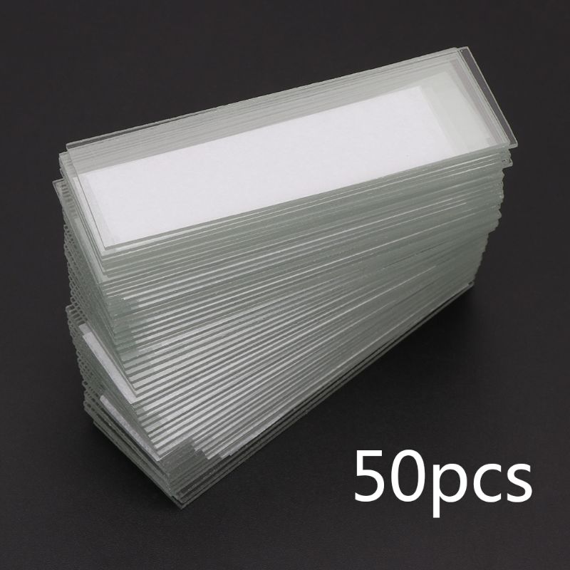 Thickness Cavity Glass Coverslips Single Flat Microscope Glass Slides 50pcs 1