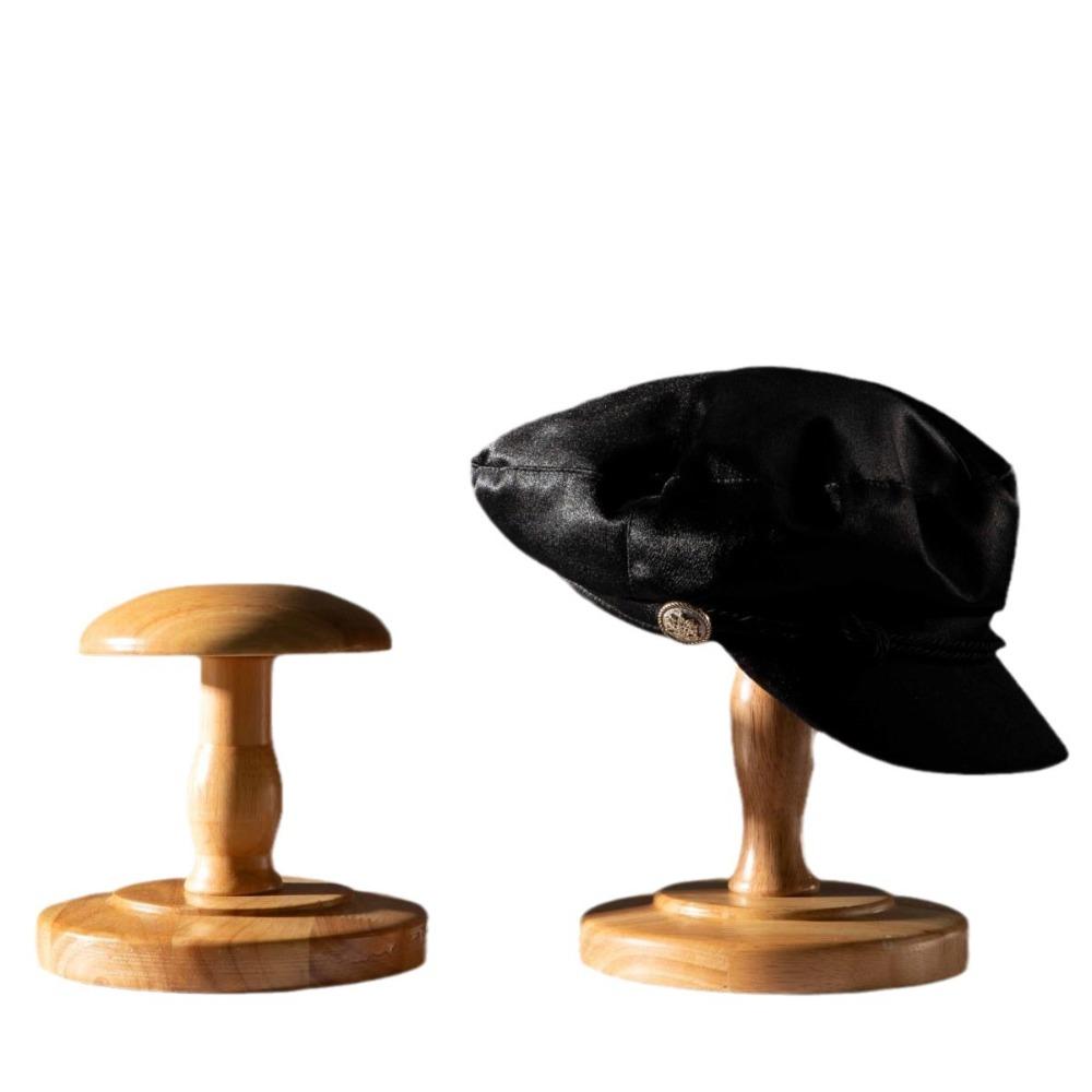 Wooden Hat Cap Display Holder Storage Rack Wig Storage Holders Wigs Display Stands Salon Home