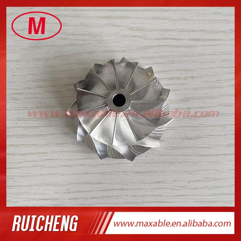 GT2554R 42.12/54.39mm 11+0 Blades High Performance Turbocharger Aluminum 2618/milling/billet Compressor Wheel Bore:6.00mm