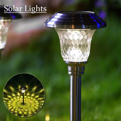 Solar-LED-Gartenleuchte für den Außenbereich, helles Licht, bis zu 12 Stunden, wasserdicht, Solar-Lampe für Zuhause, Garten, Landhaus-Dekor