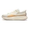 Li Ning SOFT WARM Comfortable Cushioning, Wear Resistant Low top Casual Shoes Women's Vanilla White AGLT122-3