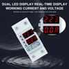 63A 220V Din Rail   Over Voltage and Under Voltage  ive Device  or Relay Over Current   Home Usage Dual LED Display