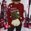Women's Fashion Fall And Winter Christmas Loose Round Neck Pullover Knitted Sweater