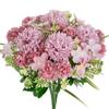 Artificial Flowers Silk Lilac Ball Chrysanthemum Wedding Wreath Home Room Table Yard Festival Decor Bridal Bouquet DIY Gift prop