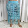 Women Sunscreen Shawl Beach Bikini Swimwear Wrap Coverup Skirt Swimsuit L-3XL