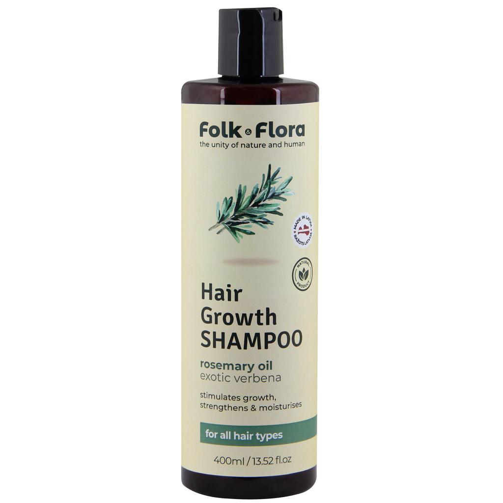 Shampoo for Hair Growth Acceleration Folk&Flora 400 Ml