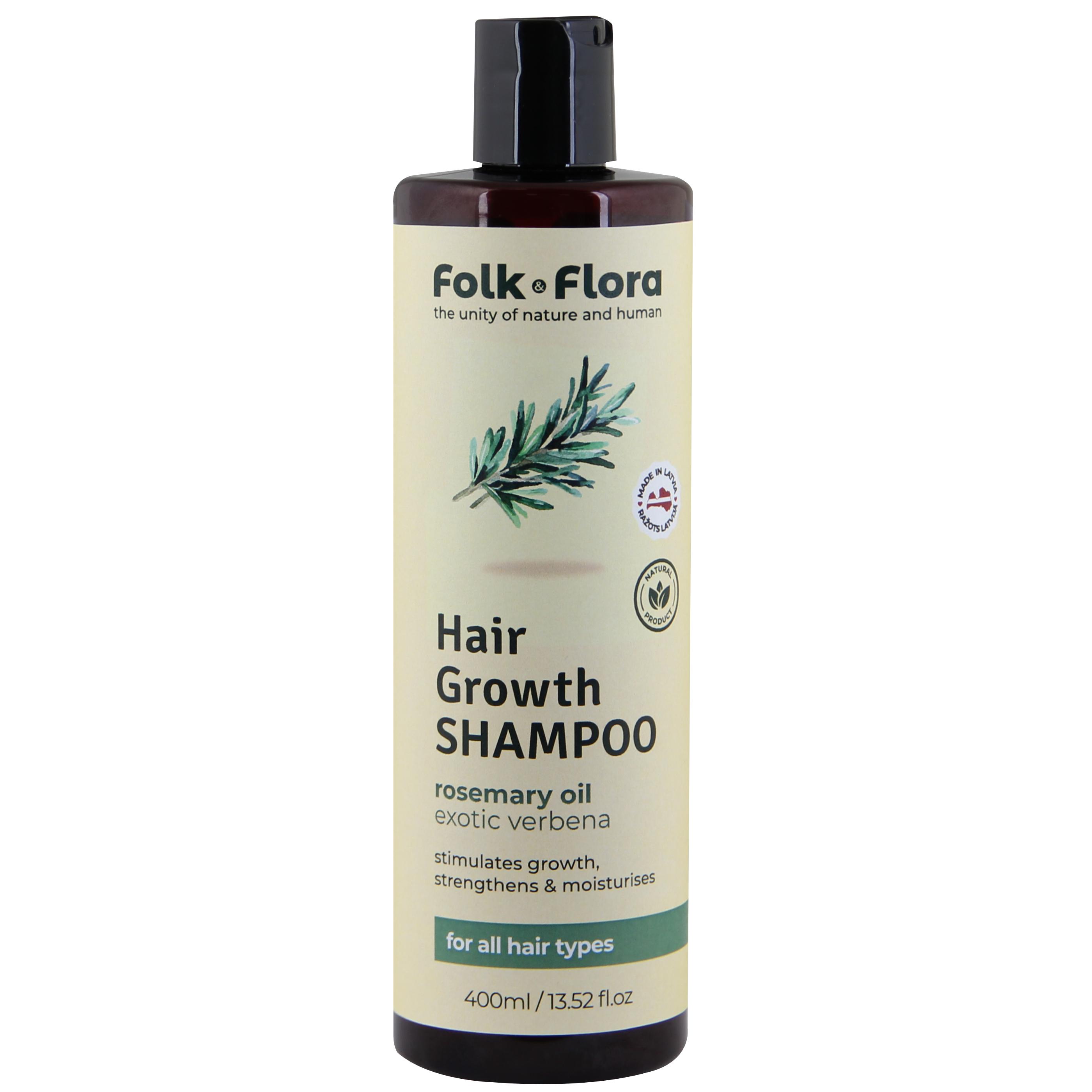 

Шампунь для ускорения роста волос Folk&Flora 400 мл