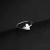 Mini Heart Ring Stainless Steel Gold Finger Rings Women Korean Simple Jewelry Wedding Anniversary Gifts In