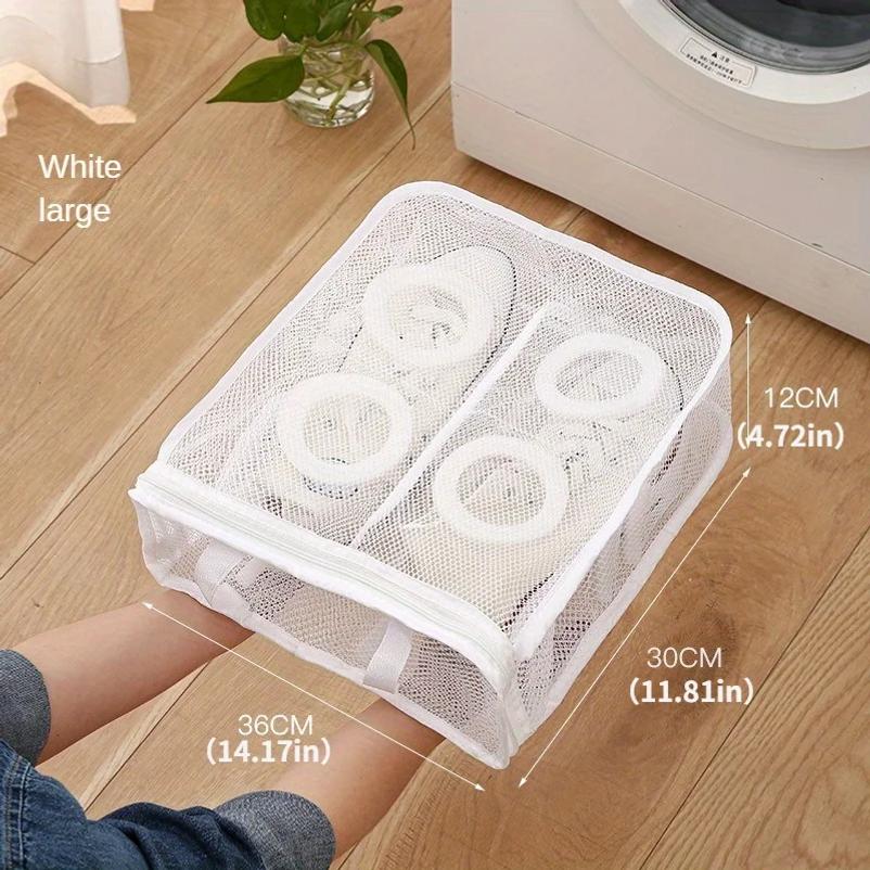 1pc Washing Machine Protective Shoe Bag, Household Lazy Anti Deformation Shoe Cover, Mesh Bag, Shoe Specific Cleaning Bag