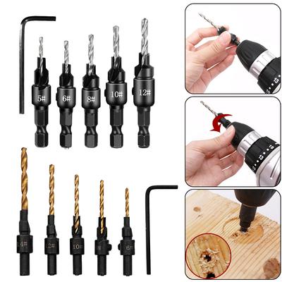 Drill Bit Parts Replacements Steel 45 1 Set Accessories