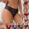 Women's Mesh See-through Sexy Multi-Color Hollow Bowknot Summer Briefs