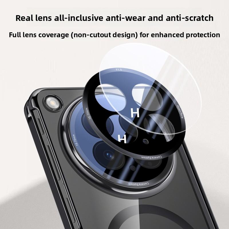 For OPPO Find N6 Case Hard Transparent Magnetic Wireless Charging Hinge Film Protective Back Cover For OPPO Find N6 Phone Shell