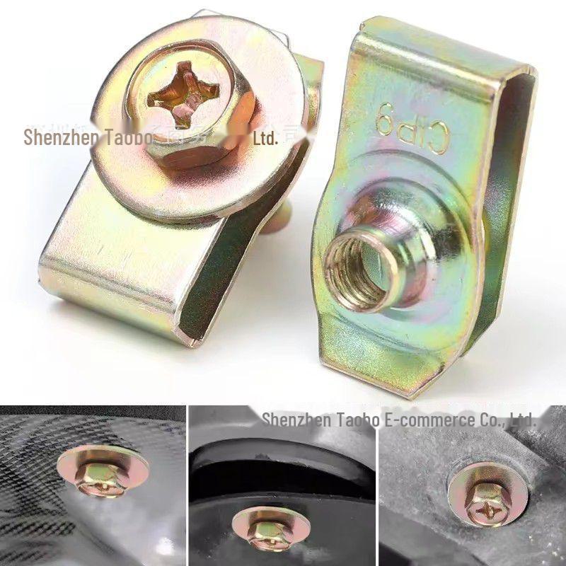 Karossbultar, U-muttrar, Bultar för huv och chassiskydd, Fästelement för stötfångare