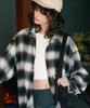 PUNCHLINE Soluna Check Shirt Black Isls9191