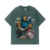 275 GSM Washed T-shirts 100% Cotton My Hero Academia V3 Deku Print Unisex Heavy Cotton T Shirt