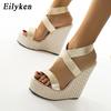Fashion Eilyken 2025 New Trends Platform Wedges Sandals For Women Summer Street Style High Heels Casual Party Dress Female Shoes