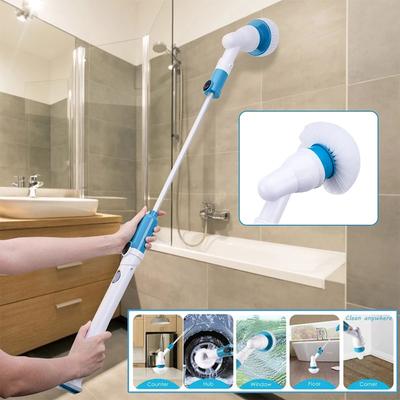 Electric Cleaning Brush Waterproof Cleaner Wireless Charging Clean Bathroom Kitchen Cleaning Tools Set