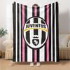 Juventus FC Druck Flanelldecke Hohe Qualität Warm Bequem Decke für Alle Jahreszeiten Perfekt für Geschenke Heimdekoration