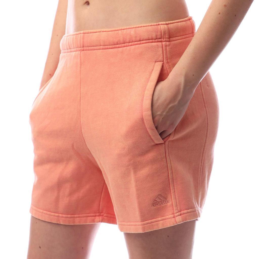 Adidas Womens/Ladies Washed Plain Shorts