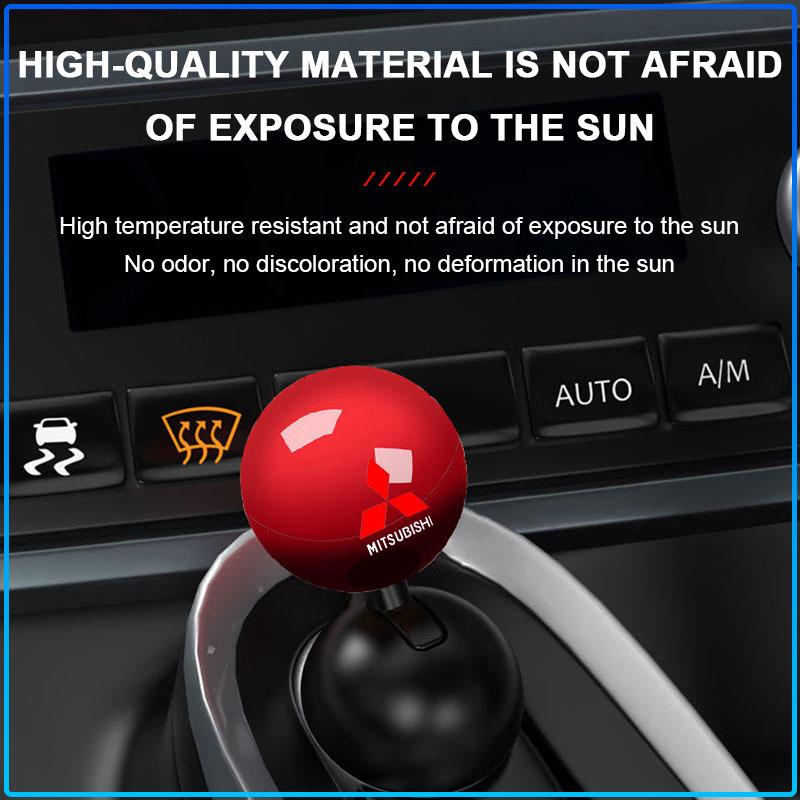 Car Logo Emblem Push Start Button Lever Creative Protective Cover For Mitsubishi Lancer Lancer ASX Outlander 2 3 Pajero Mirage exzos Pajero 4
