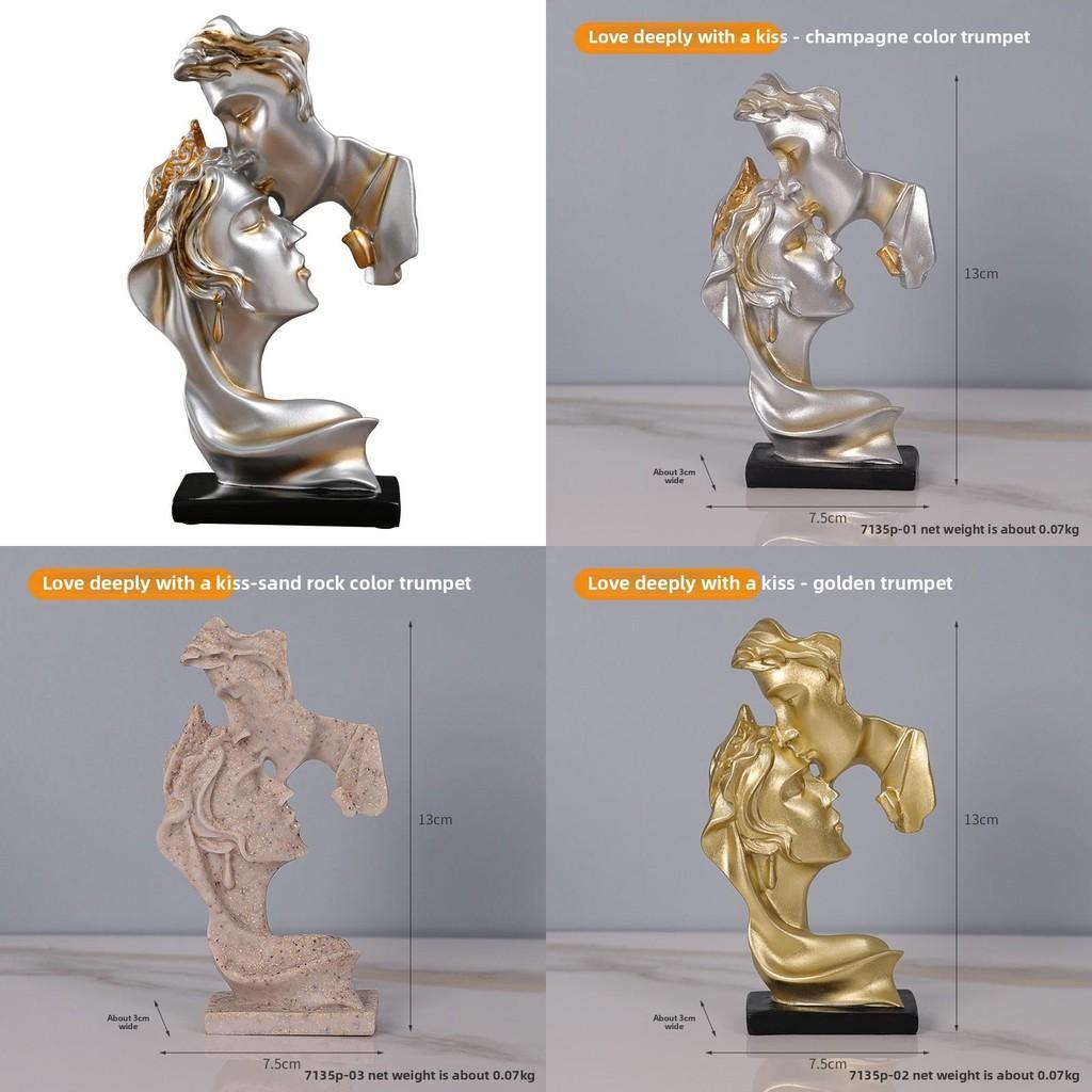 Modern Resin Minimalist Sculpture For Home Office Decor Gift For Couples Friends