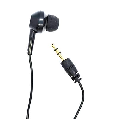 Of Single Ear Wired Headphone 3m Black Fame Project<Set 2> In-Ear (for TV/Radio/Hospital Use) FMK-EP2402MC3BK2
