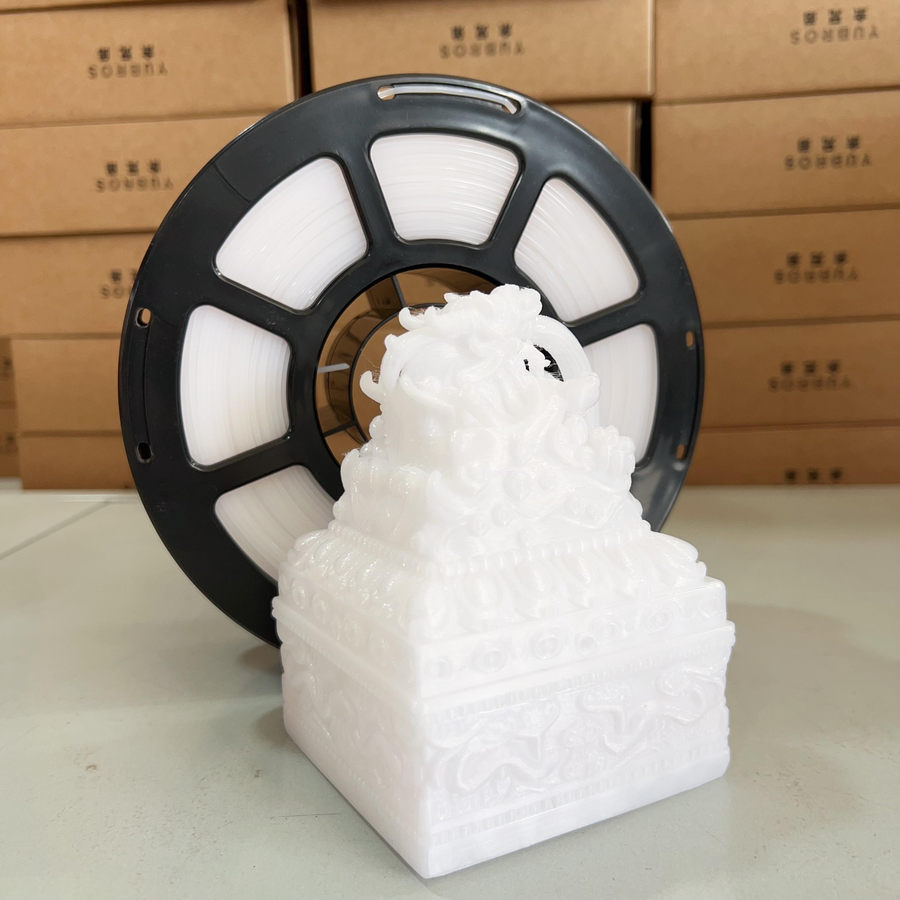 Low Odor Eco Friendly Semi Transparent White PLA 3D Printer Filament for Home Use and DIY Crafts Printing PLA&3D Printing Filaments&PLA