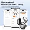 The new digital display 1 wireless bluetooth headset is ear-mounted, non-in-ear exercise, and it is painless to wear it for a long time.