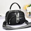 Summer 2025 Large Capacity Retro Lychee Grain Leather Handbag