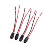 5Pcs T5 LED Bulb Holder Socket For 1.2W W3W Width Instrument Light Socket LED T5 Light Bulb Plug Extension Cables Harness