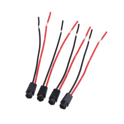 5 Adet T5 LED Ampul Tutucu Soket 1.2W W3W Genişlik Gösterge Işığı Soketi İçin LED T5 Ampul Fişi Uzatma Kabloları Kablo Demeti