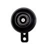 Universal Motorcycle Electric 12V 1.5A/48V 60V 72V 0.2A  Round Black Basin Air Horn Motorbike Loud Disc Speaker 105Db,Pack Of 1