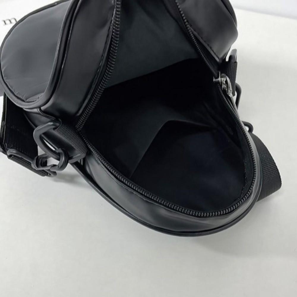 PU Leather Shoulder Bag Adjustable Strap Halloween Mini Bag Funny Ghost Crossbody Bag  Women's
