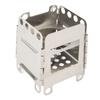Portable Wood Stove Stainless Steel Camping Stove Ultralight Camp Mini Pocket Folding Stove for
