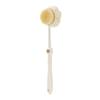 Two Sided Shower Body Brush Silicone Long Handle Bathroom Wash Brush Bathing Massage Back Body Exfoliating Brush Bath Supplies