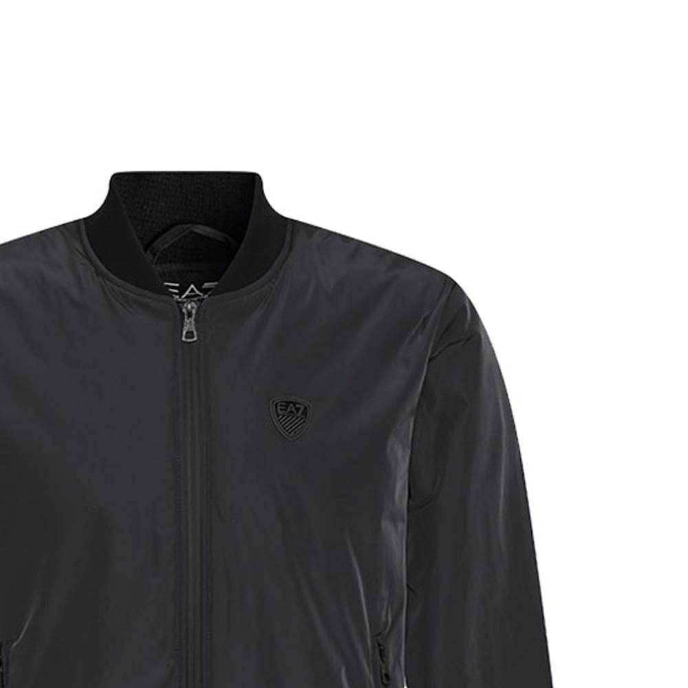 Emporio Armani EA7 FW22 Solid Color Zip Collar Long Sleeve Jacket Men jackets Blue 8NPB10-PN7LZ-1578