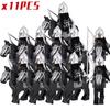 The Soldier With War Horse Gondor Army Figures Lotr Armor Guard Warrior Archer Medieval Knights Building Blocks Bricks Toys Gift