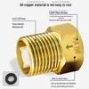Copper 4-Point One-Way Water Check Valve for Heaters and Toilets