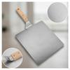 Pizza Peel with Wooden Handle Stainless Steel Kitchen Tool for Oven, Cooking 10inch Round
