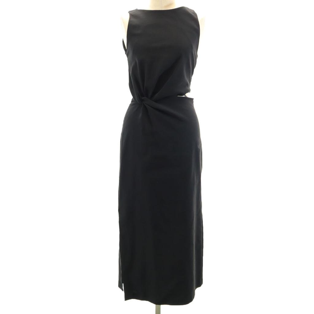 Unused ZARA No Sleeve Long Dress XS Black Women Used