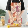 Cute Gifts Pattern Sleeveless Kitchen Aprons Home Decor Baking Accessories Household Cooking Pinafore Cleaning Tool Delantal