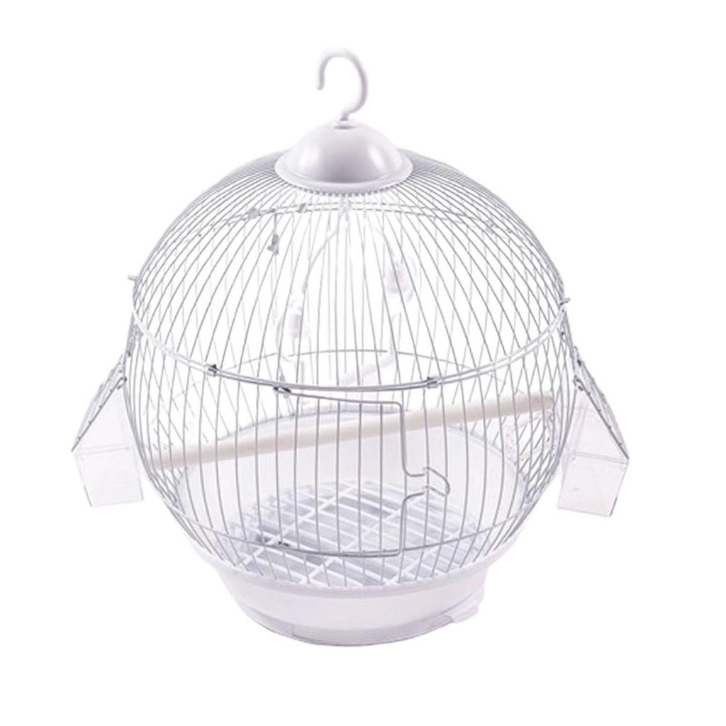 Hanging Cage Indoor Accessories with Food Bowl Dometop Cage Parrot Stand Cage for Budgies Parrot Parakeets Finches Lovebirds