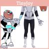 Eye-catching Teen Titan Cyborg Costume For Boys Perfect For Superhero Cosplay Events