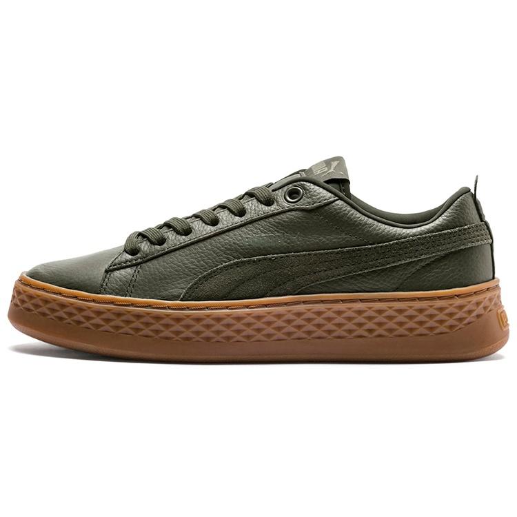(WMNS) PUMA Smash Platform SoftFoam Green Women s 366487-05 EU 35.5