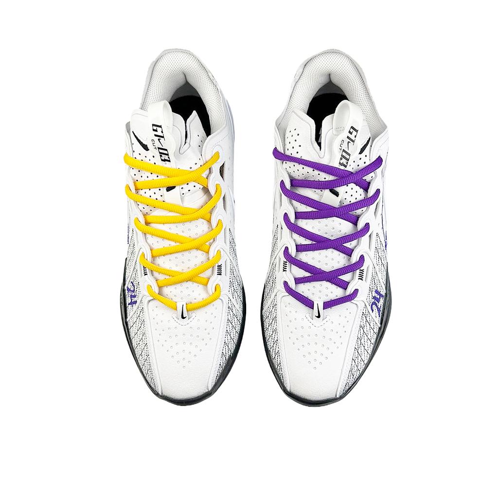Nike G.T. Cut 3 Slip Resistant Slip Resistant Low top Basketball Shoes Unisex Purple Yellow Asian Version DV2918-102(Team373-)