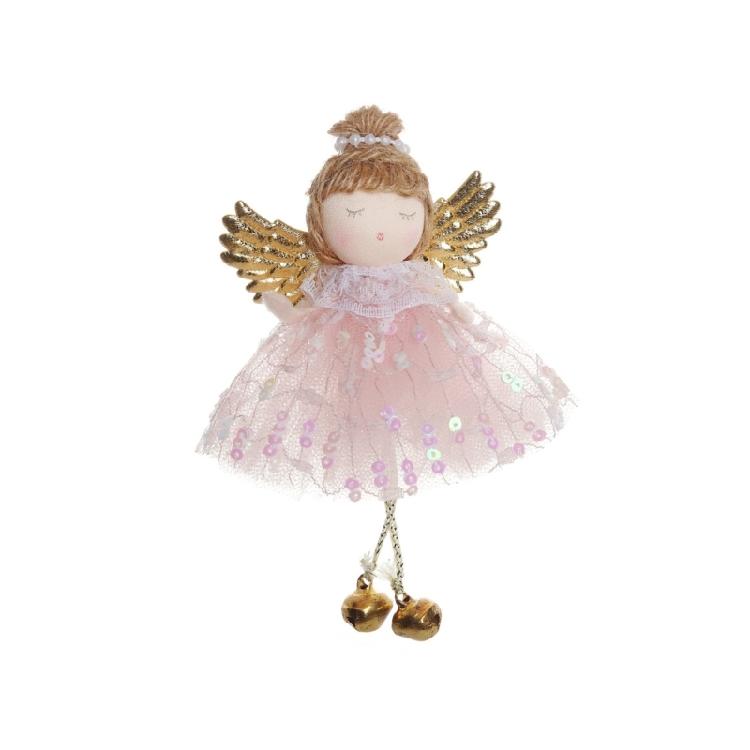 Reusable Textiles Angel Hanging Doll Ornamentation All Ages Safe Decors For Christmas Birthdays Special Event Decors