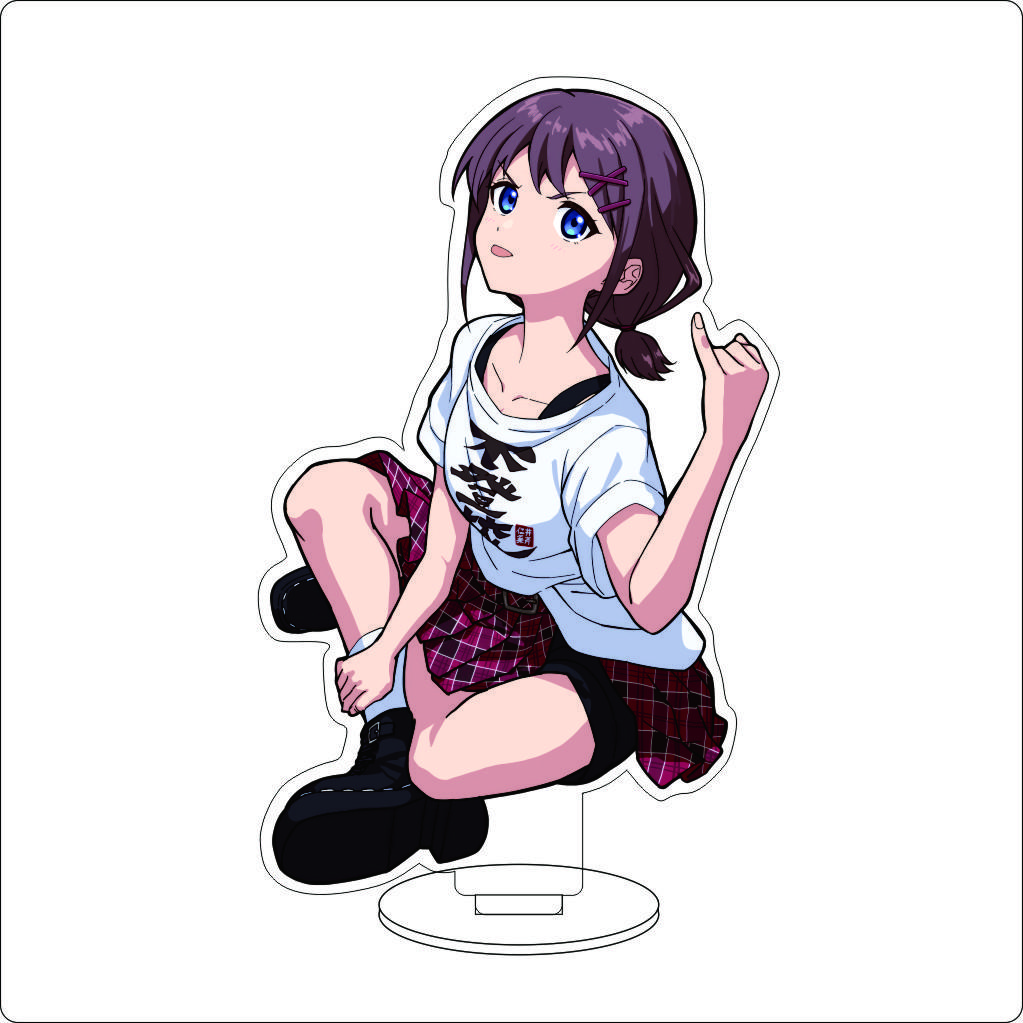 16CM Anime GIRLS BAND CRY Cosplay Acrylic Ornaments SUBARU AWA KAWARAGI MOMOKA ISERI NINA Figure Stand Halloween Christmas Gifts