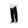Li Ning Reignite Series Solid Color Straight Loose Casual Pants Men Bottoms Black AKXU111-1