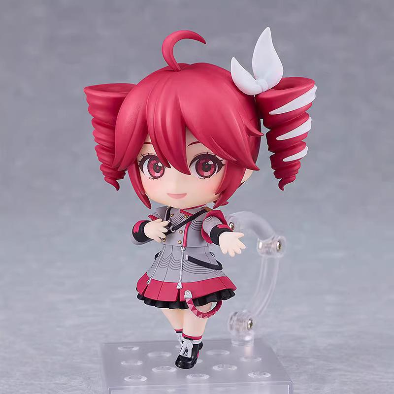 Nendoroid 2344 Kasane Teto Anime Action Figure Face Swappable Collectible Model With Accessories Desk Decoration Toy Gift