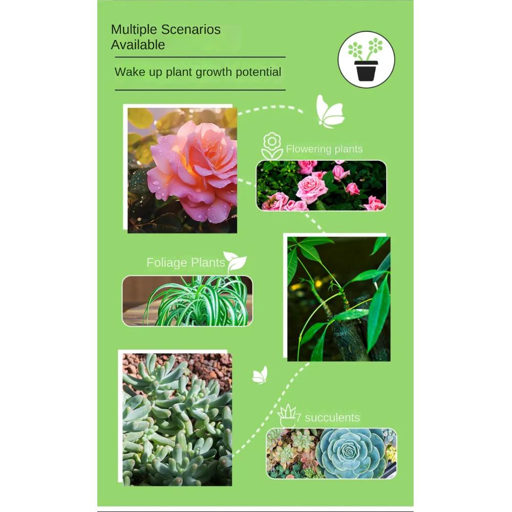 5 Krabiček 150 Kořenů Květinová Rostlina Kořenový Stimulátor Živá Půda Květináčová Rostlina Tyčinka Pěstování Květin